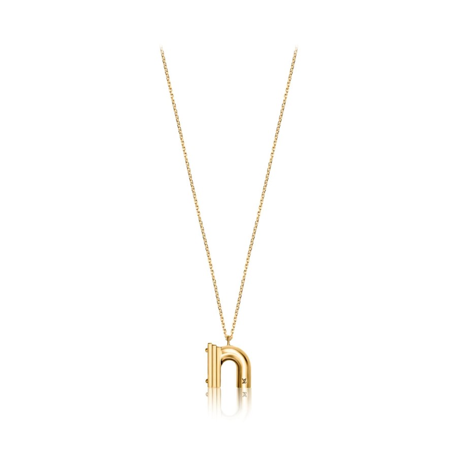 Women Louis Vuitton Necklaces And Pendants | Lv & Me Necklace, Letter N