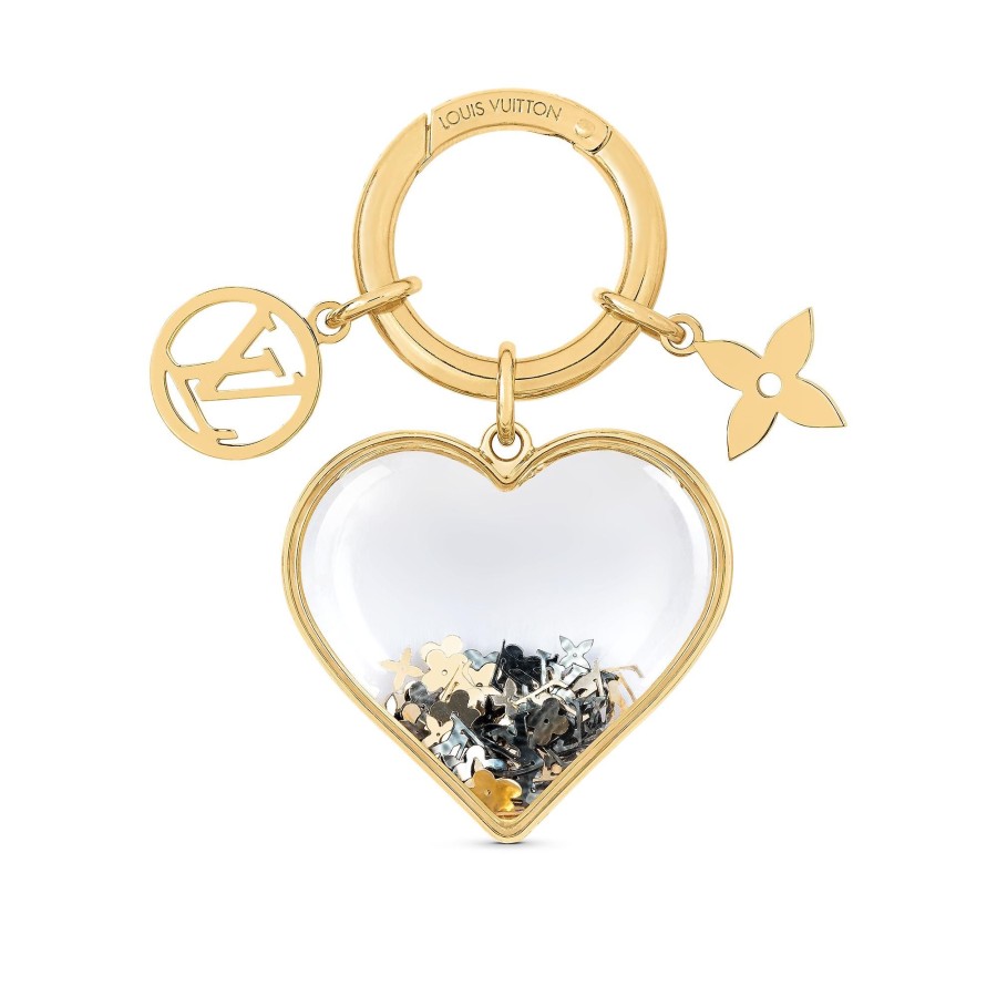 Women Louis Vuitton Key Holders And Bag Charms | I Lv U Bag Charm And Key Holder