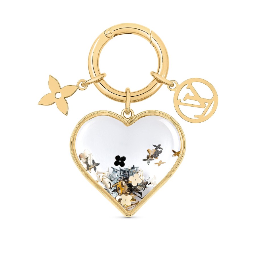 Women Louis Vuitton Key Holders And Bag Charms | I Lv U Bag Charm And Key Holder