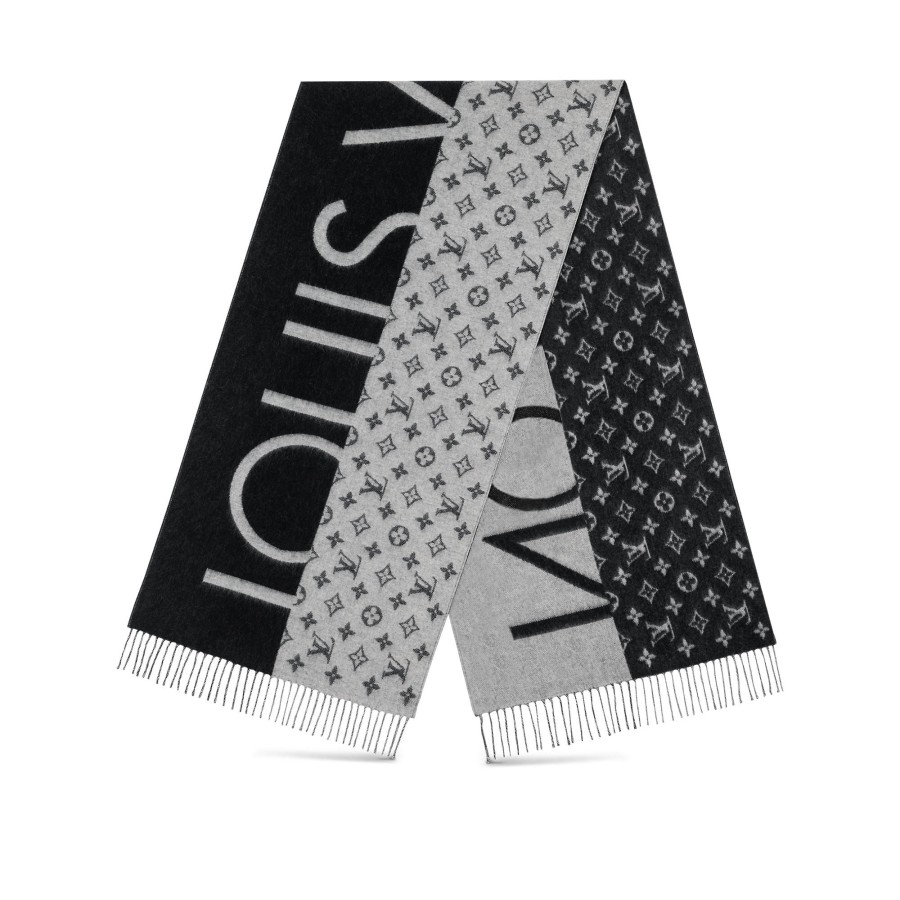 Men Louis Vuitton Scarves | Monogram Split Scarf