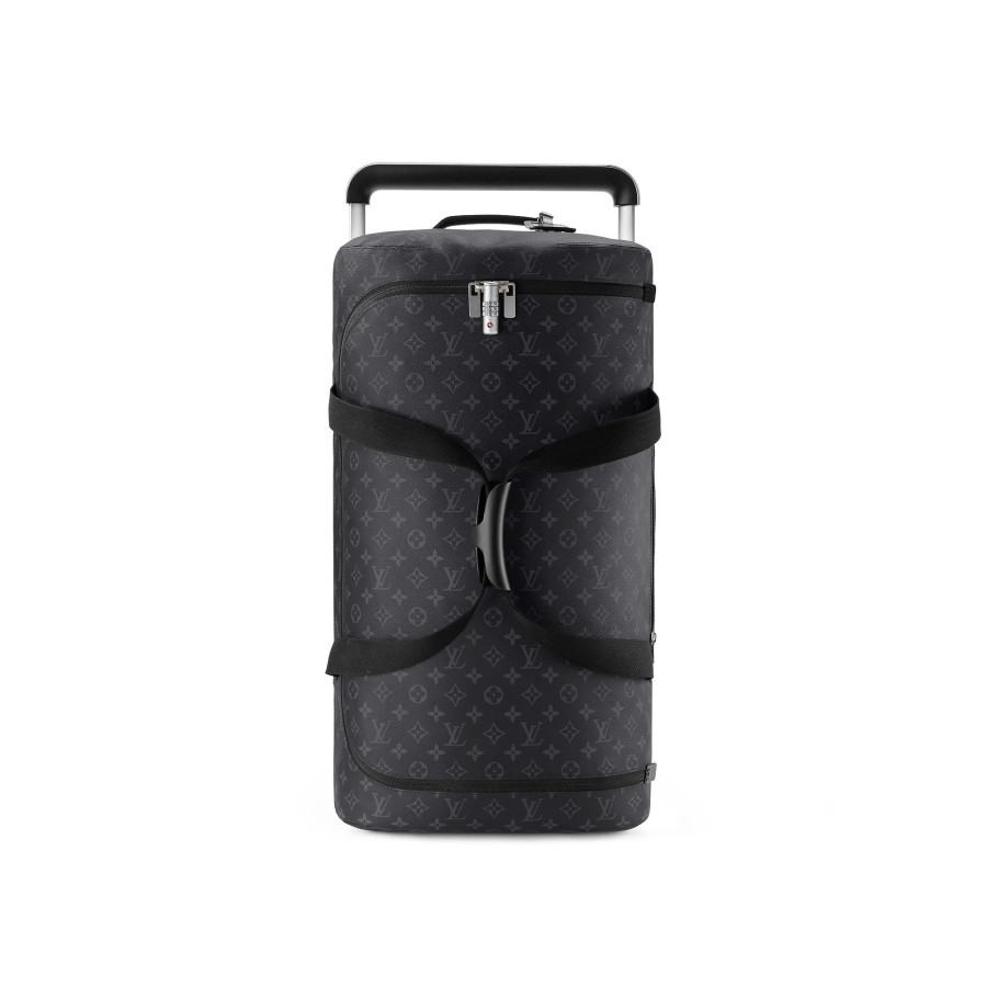 Men Louis Vuitton Rolling Luggage | Horizon Soft Duffle 65