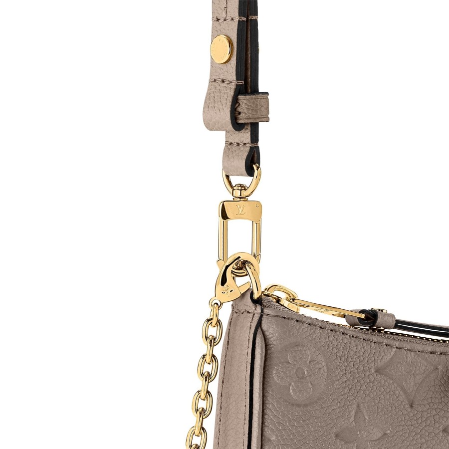 Women Louis Vuitton Chain Bags And Clutches | Easy Pouch On Strap Turtledove