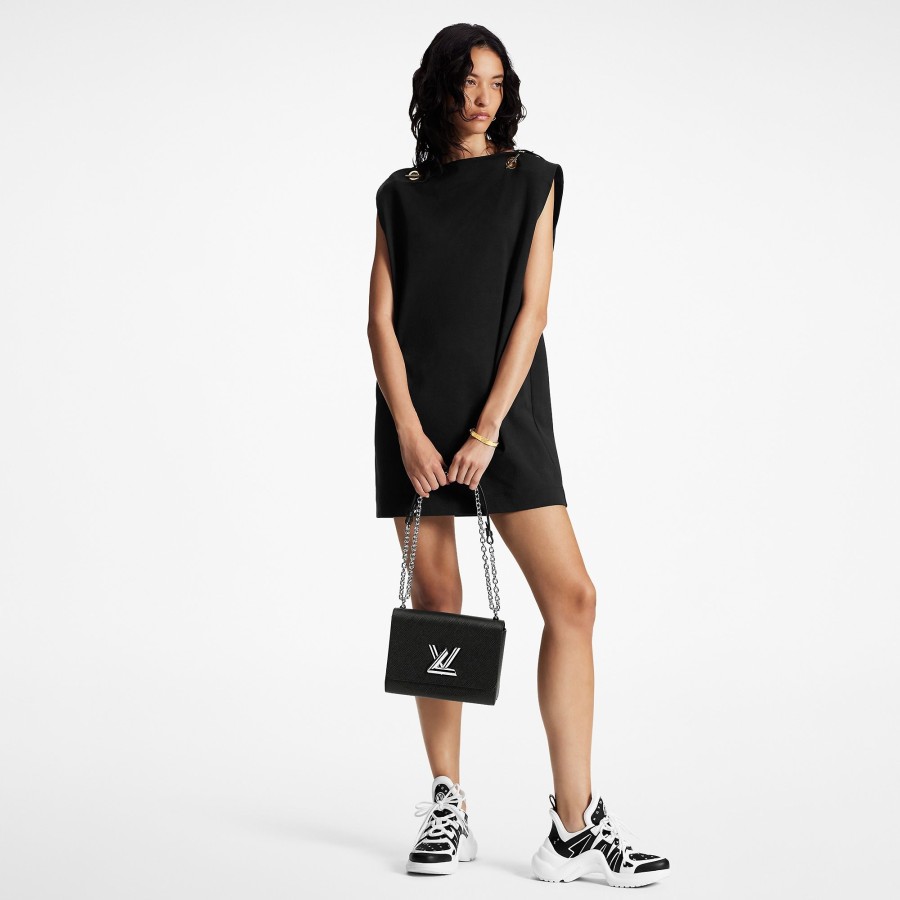 Women Louis Vuitton Dresses | Chain Shoulder T-Shirt Dress