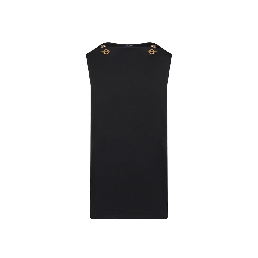 Women Louis Vuitton Dresses | Chain Shoulder T-Shirt Dress