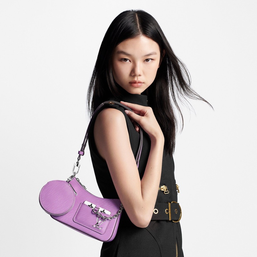 Women Louis Vuitton Leather Bags | Marellini Lilas Provence