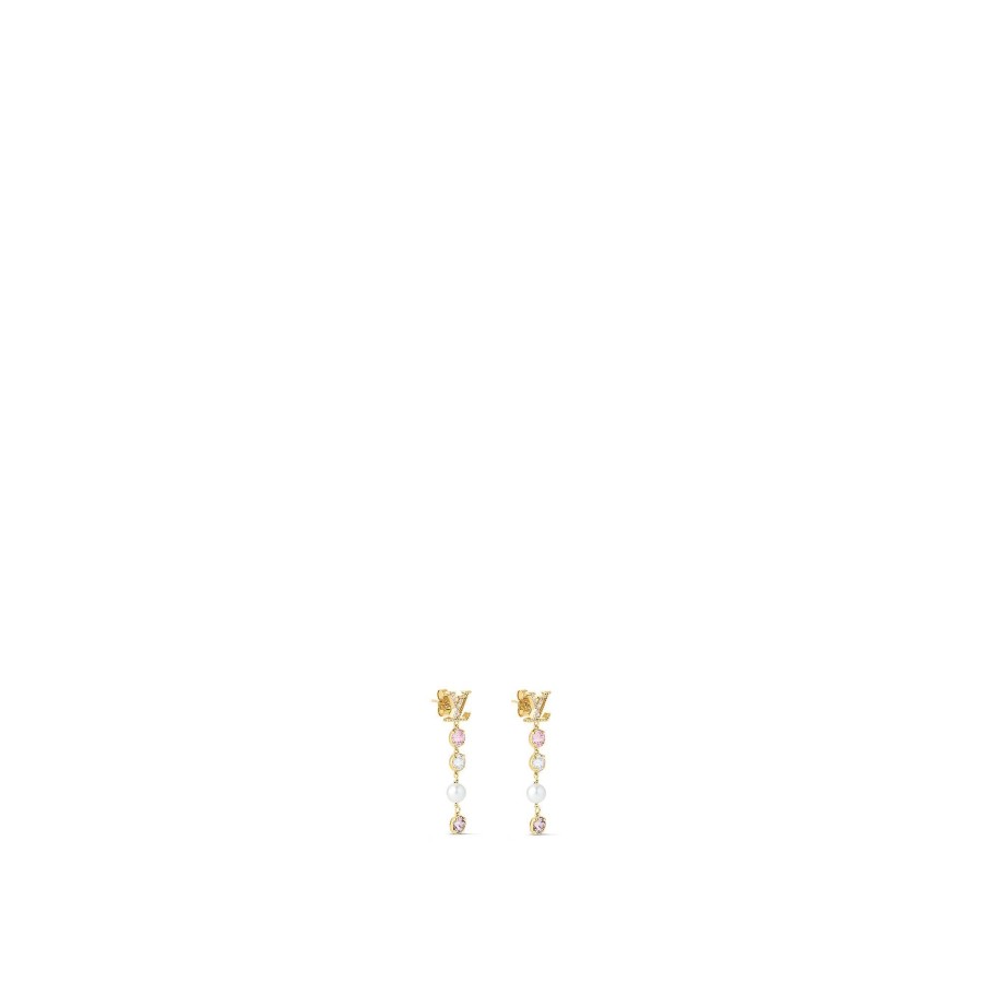 Women Louis Vuitton Earrings | Lv Iconic Tresor Earrings