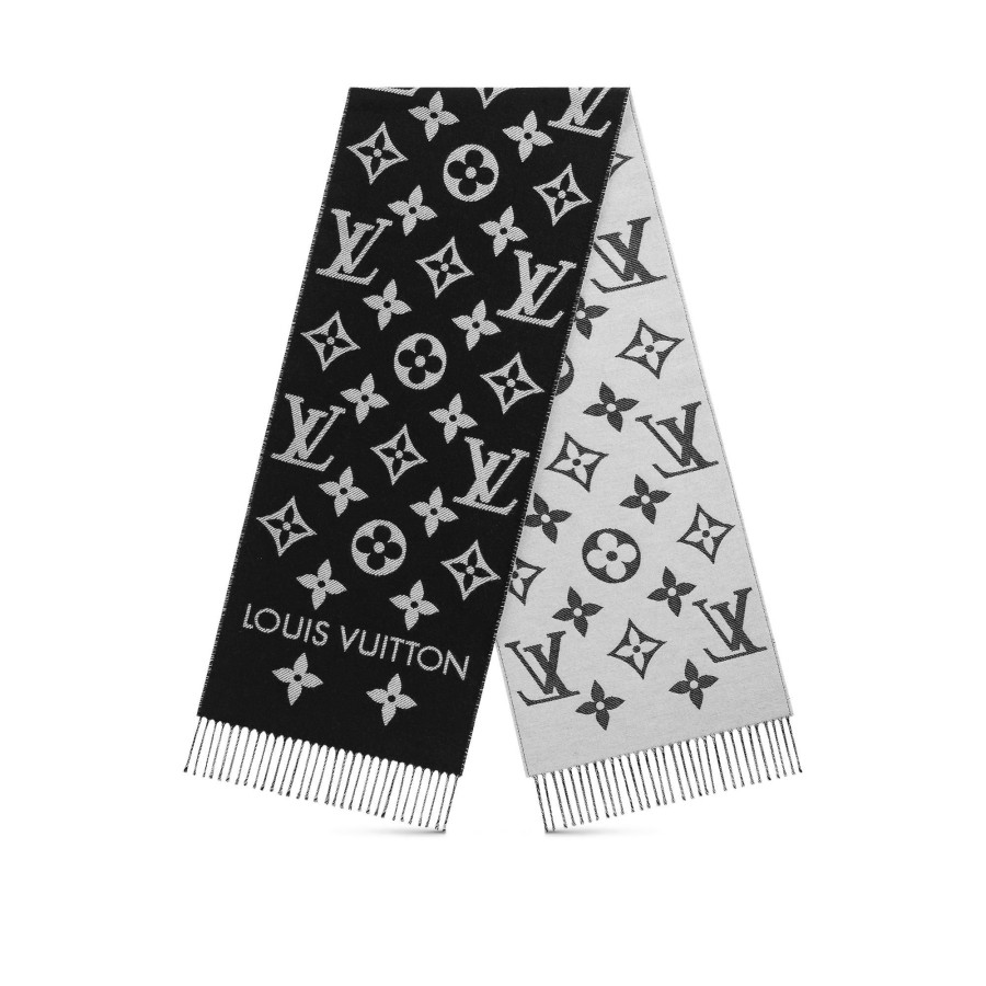 Women Louis Vuitton Scarves | Lv Essential Scarf Black