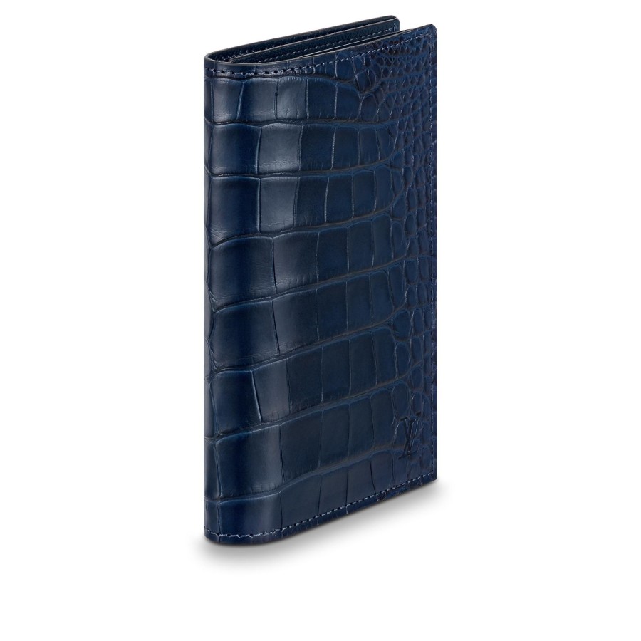 Men Louis Vuitton Travel Accessories | Passport Cover Navy