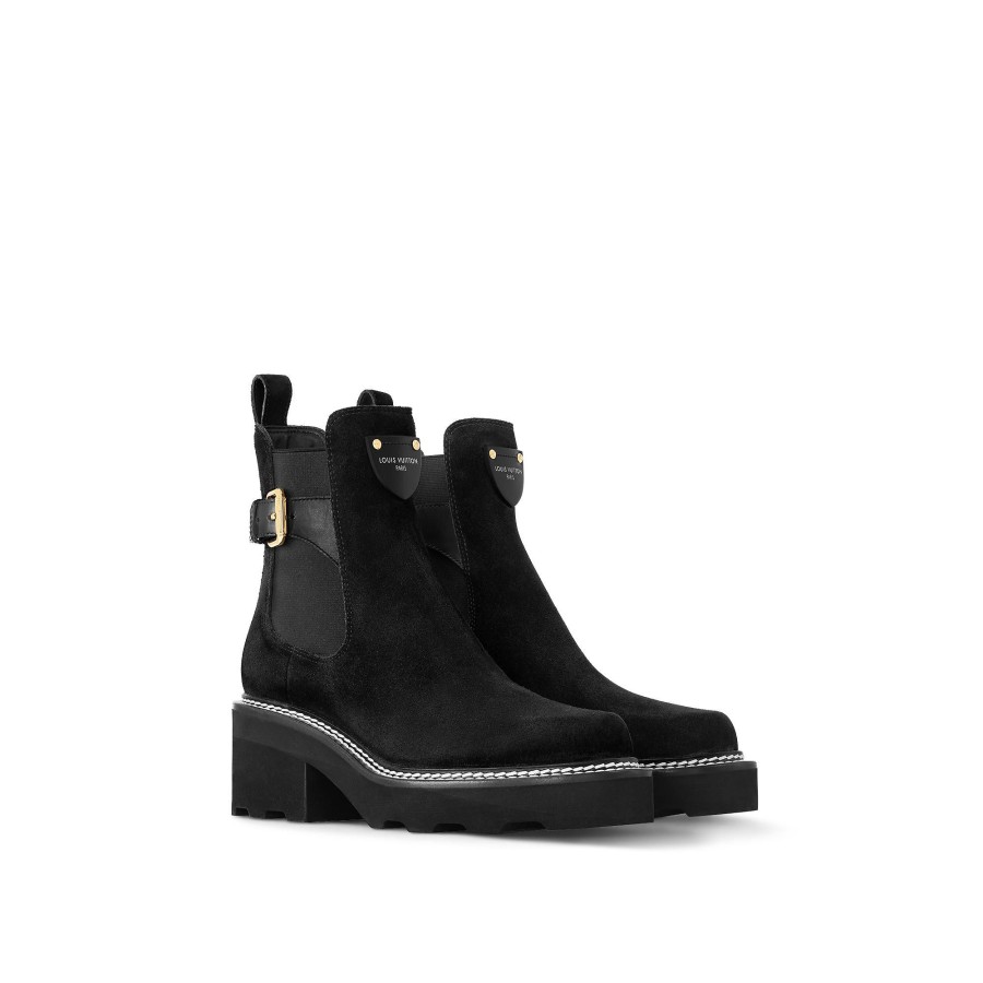 Women Louis Vuitton Boots And Booties | Lv Beaubourg Ankle Boot