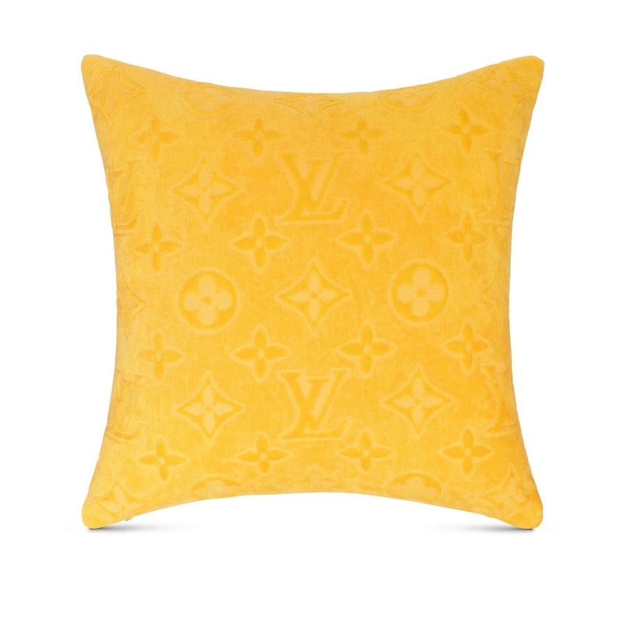 Women Louis Vuitton Home Textiles | Lvacation Beach Pillow Yellow