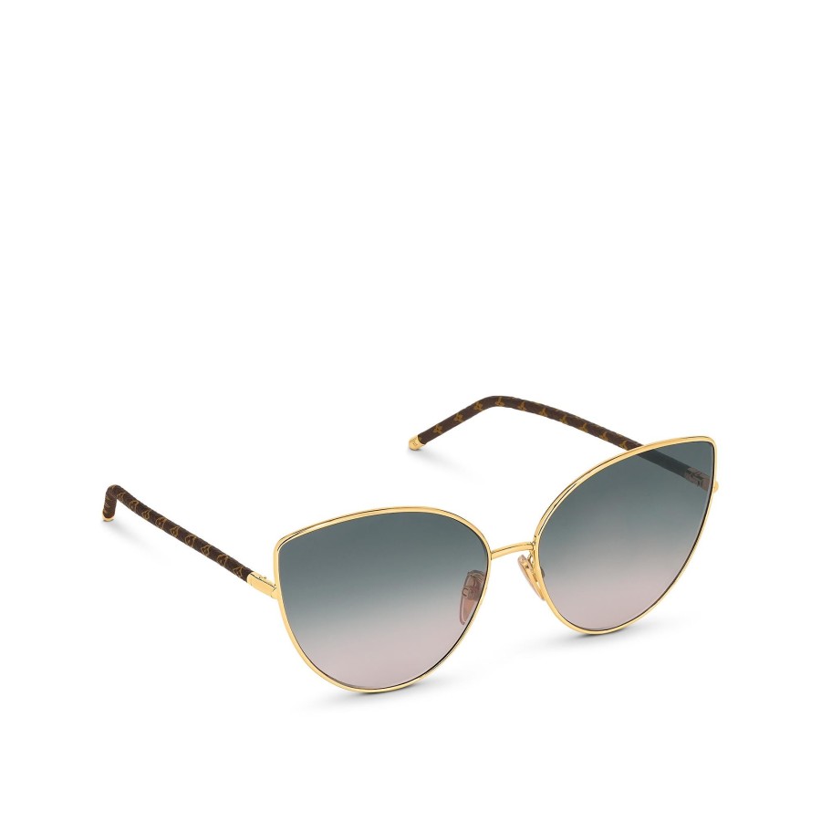 Women Louis Vuitton Sunglasses | Lv First Metal Cat Eye Sunglasses