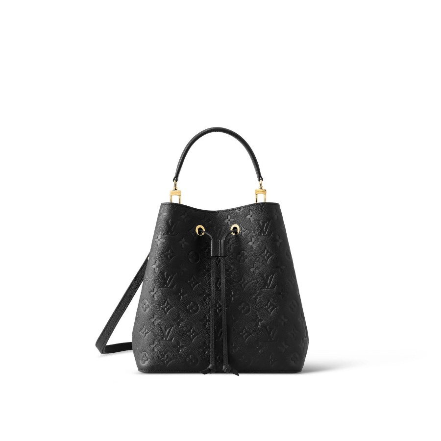 Women Louis Vuitton Leather Bags | Neonoe Mm Black