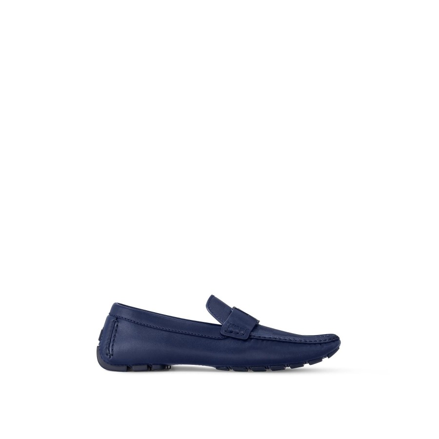 Men Louis Vuitton Loafers And Moccasins | Monte Carlo Mocassin Marine