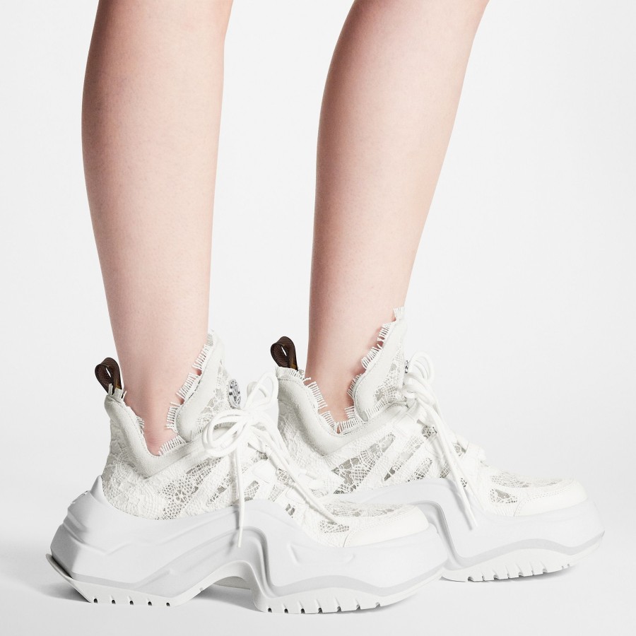 Women Louis Vuitton Platform Shoes | Lv Archlight 2.0 Platform Sneaker White