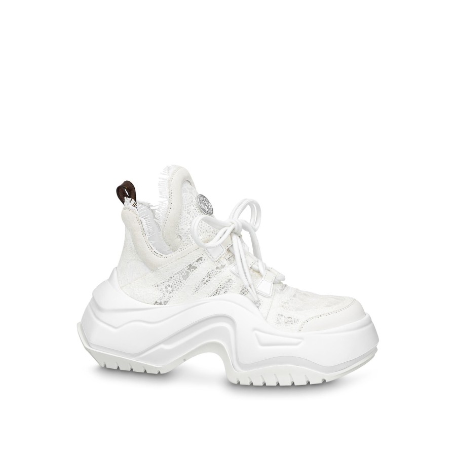 Women Louis Vuitton Platform Shoes | Lv Archlight 2.0 Platform Sneaker White