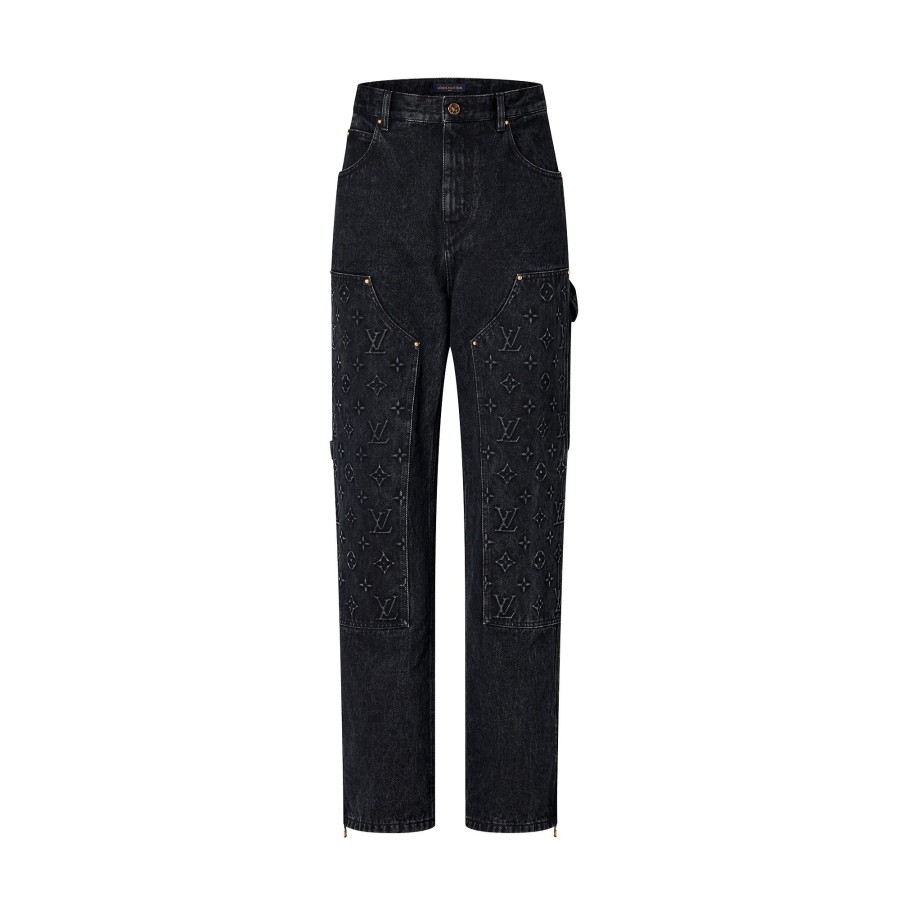 Men Louis Vuitton Pants | Denim Carpenter Pants