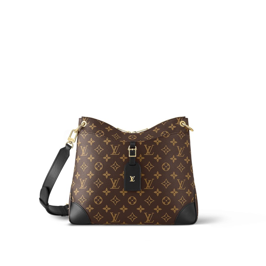 Women Louis Vuitton Iconic Monogram Bags | Odeon Mm Black