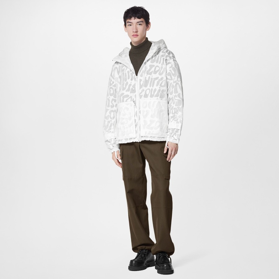 Men Louis Vuitton Coats And Outerwear | Transparent Packable Windbreaker