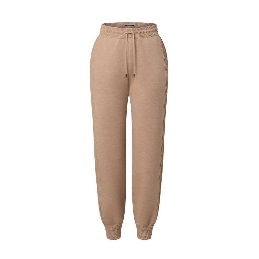 Women Louis Vuitton Pants | Wool-Silk Jogging Pants