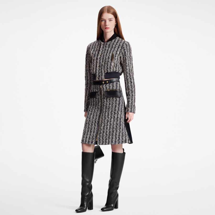 Women Louis Vuitton Skirts And Shorts | Lurex Tweed Front Skirt