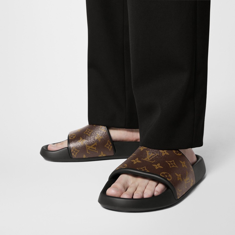 Men Louis Vuitton Sandals | Waterfront Mule Macassar