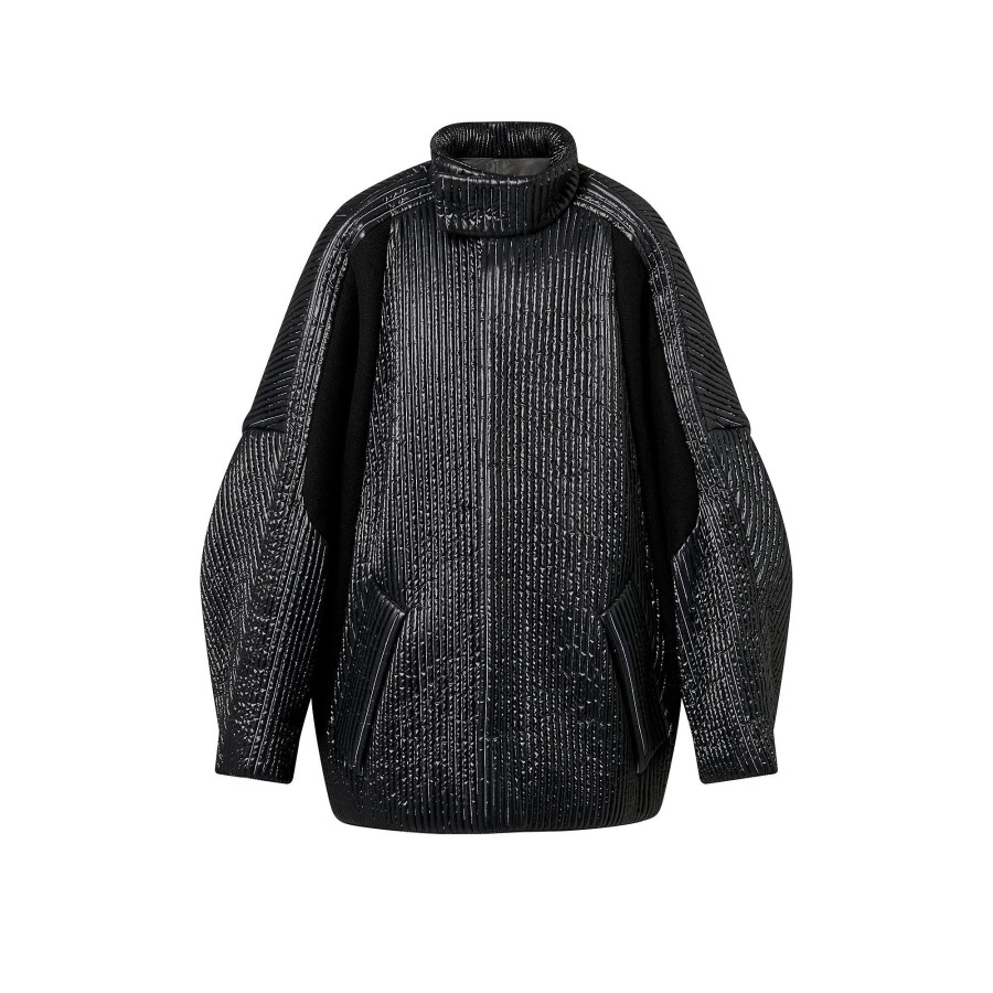 Women Louis Vuitton Coats And Jackets | Pinstripe Quilted Egg Coat