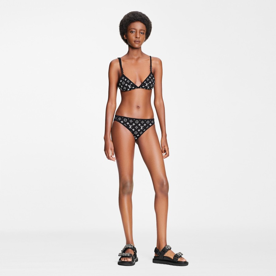 Women Louis Vuitton Swimwear | Lv Night Bikini Top