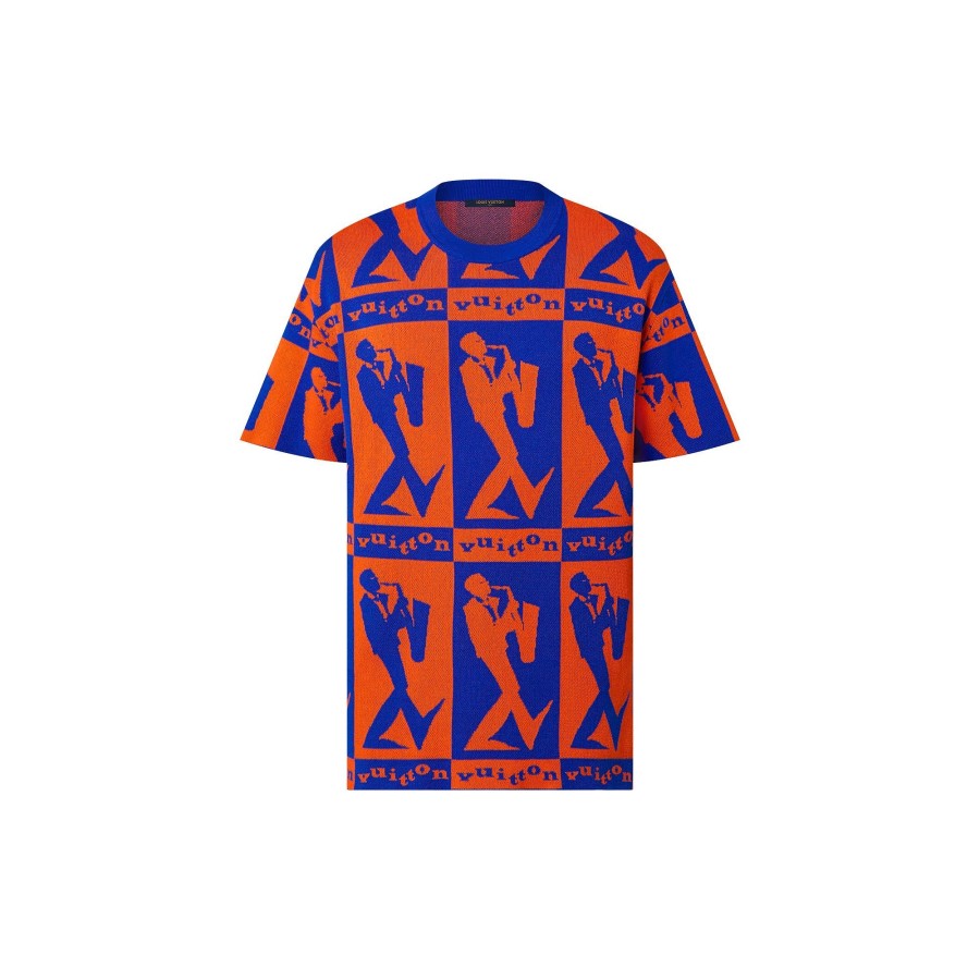 Men Louis Vuitton Knitwear And Sweatshirts | Lv Jazz Flyers Short-Sleeved Knitwear