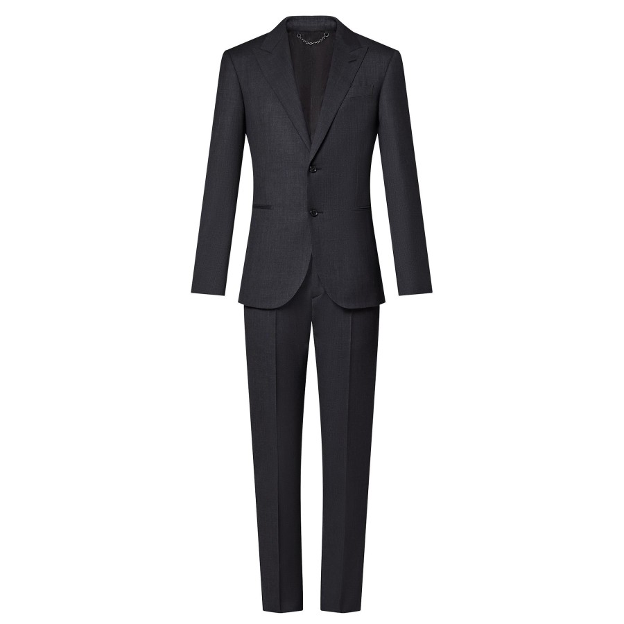 Men Louis Vuitton Blazers And Jackets | Single-Breasted Wool Blend Pont Neuf Suit