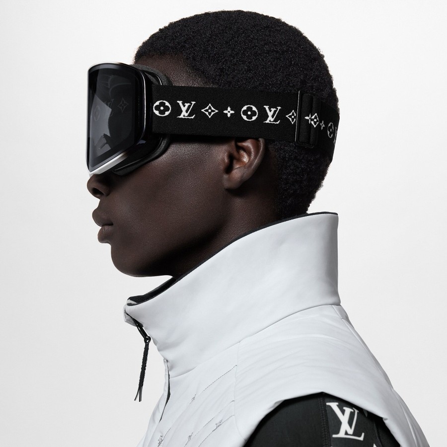 Men Louis Vuitton Sunglasses | Lv Snowfall Ski Mask Black