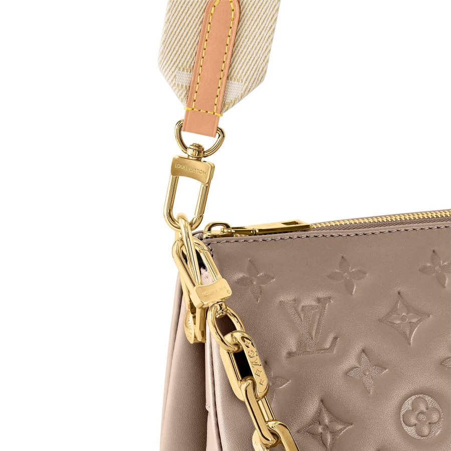 Women Louis Vuitton Leather Bags | Coussin Pm Taupe