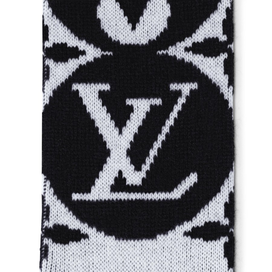 Women Louis Vuitton Home Textiles | Lv Medallion Socks Black