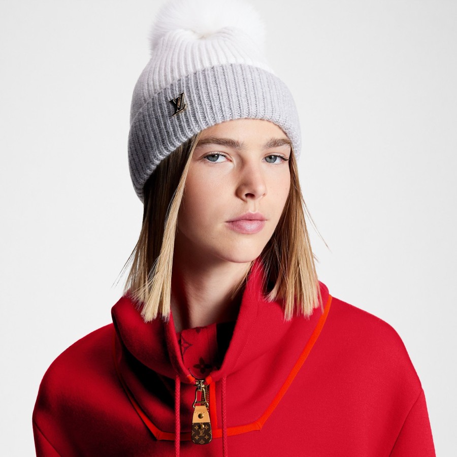 Women Louis Vuitton Hats And Gloves | Lv Cold Spark Beanie White