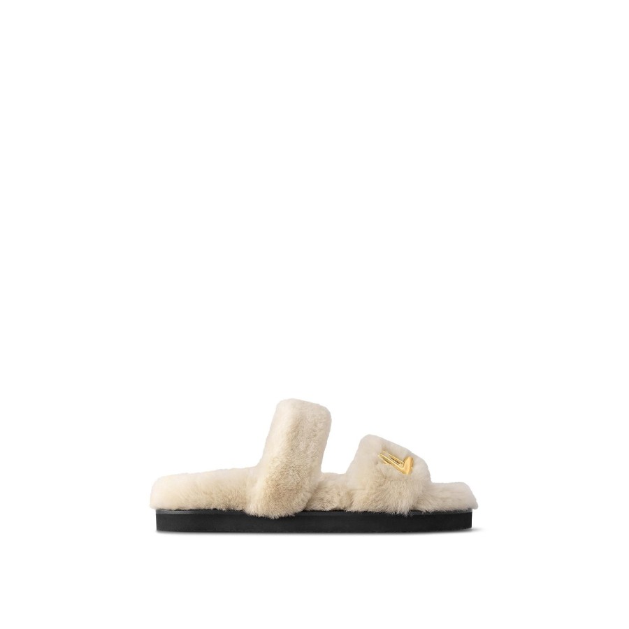 Women Louis Vuitton Mules And Slides | Lv Sunset Comfort Flat Mule