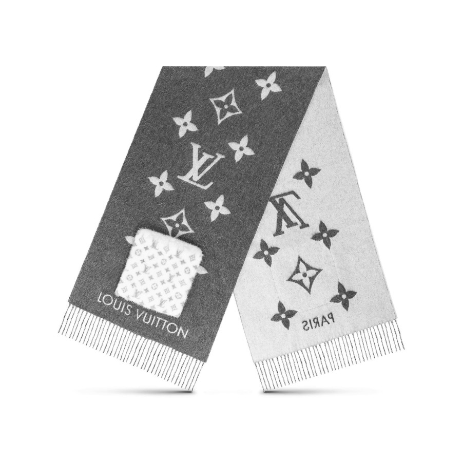 Women Louis Vuitton Scarves | Monogramink Cold Reykjavik Scarf