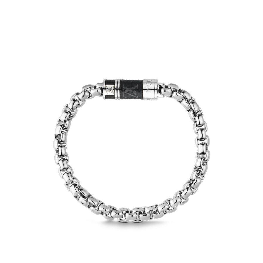 Men Louis Vuitton Bracelets | Monogram Chain Bracelet