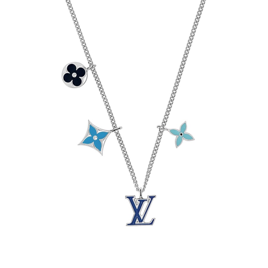 Men Louis Vuitton Necklaces And Pendants | Lv Instinct Enamelled Necklace