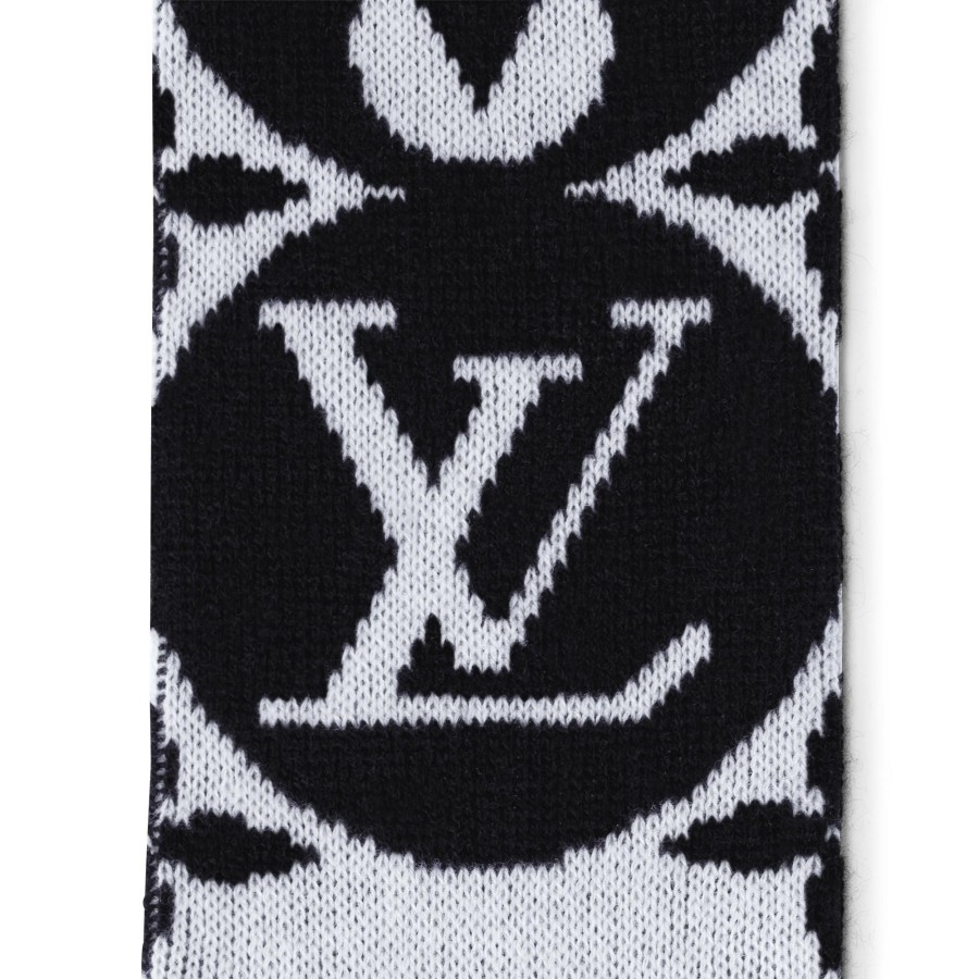 Women Louis Vuitton Home Textiles | Lv Medallion Socks Black