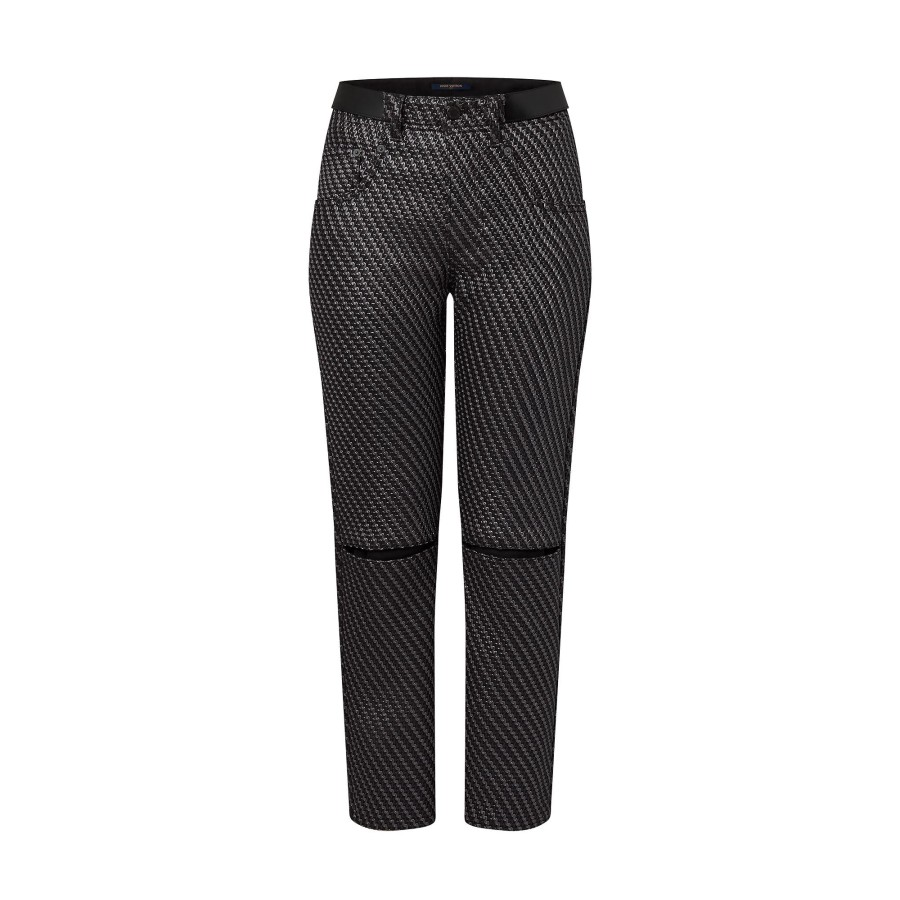 Women Louis Vuitton Pants | Technical Jacquard Slit Pants