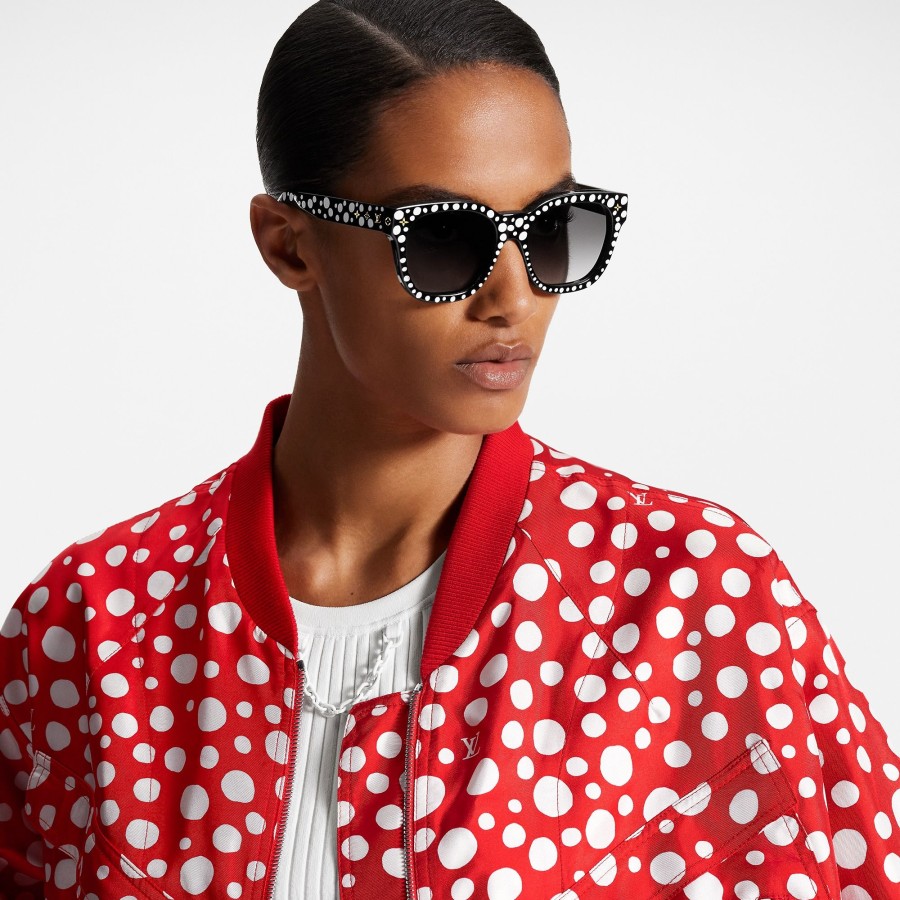 Women Louis Vuitton Sunglasses | Lv X Yk My Monogram Square Infinity Dots Sunglasses