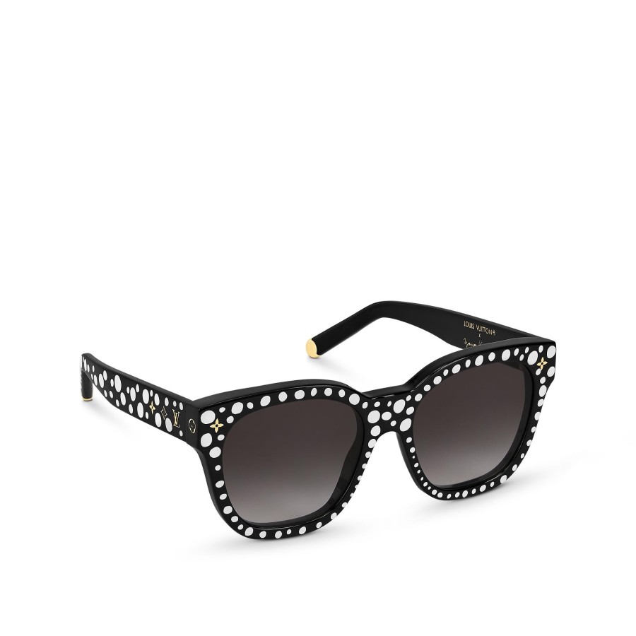 Women Louis Vuitton Sunglasses | Lv X Yk My Monogram Square Infinity Dots Sunglasses