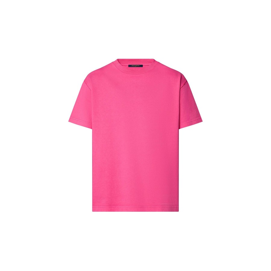 Men Louis Vuitton T-Shirts And Polos | Inside-Out Cotton T-Shirt Pink