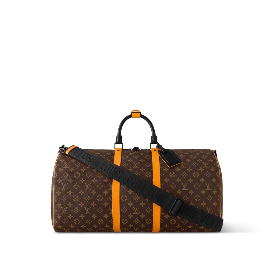 Men Louis Vuitton Travel Bags | Keepall Bandouliere 55