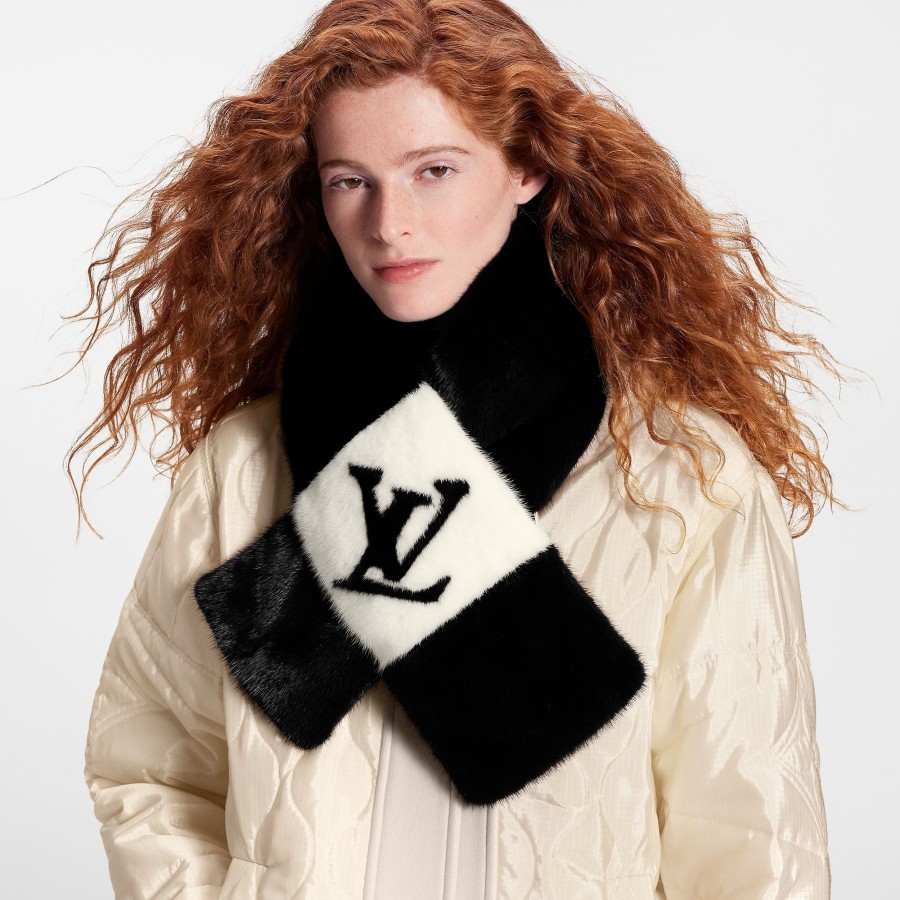 Women Louis Vuitton Scarves | Gogram Fur Scarf