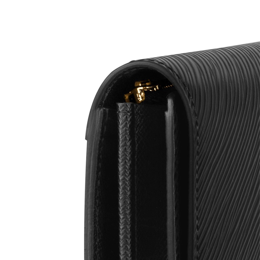 Women Louis Vuitton Long Wallets | Twist Wallet Black/Gold