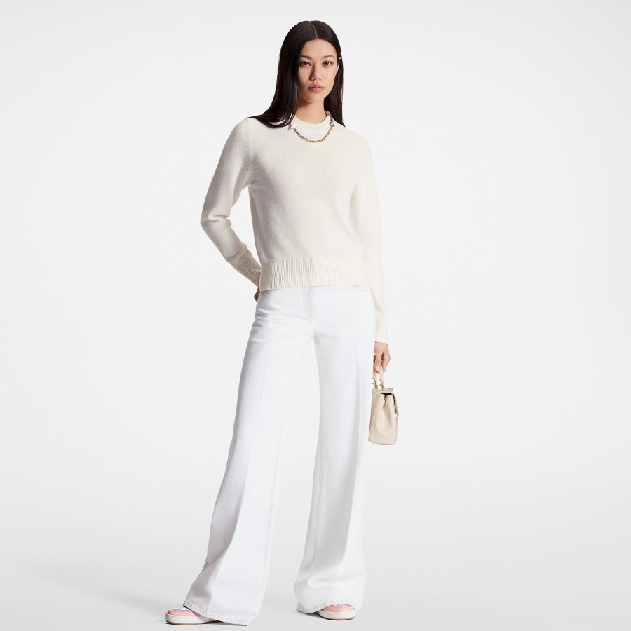 Women Louis Vuitton Knitwear | Chain Detail Cashmere Sweater