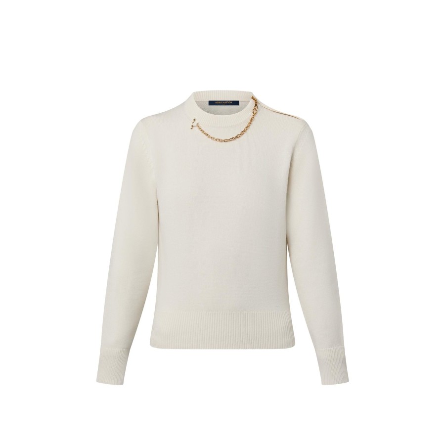 Women Louis Vuitton Knitwear | Chain Detail Cashmere Sweater