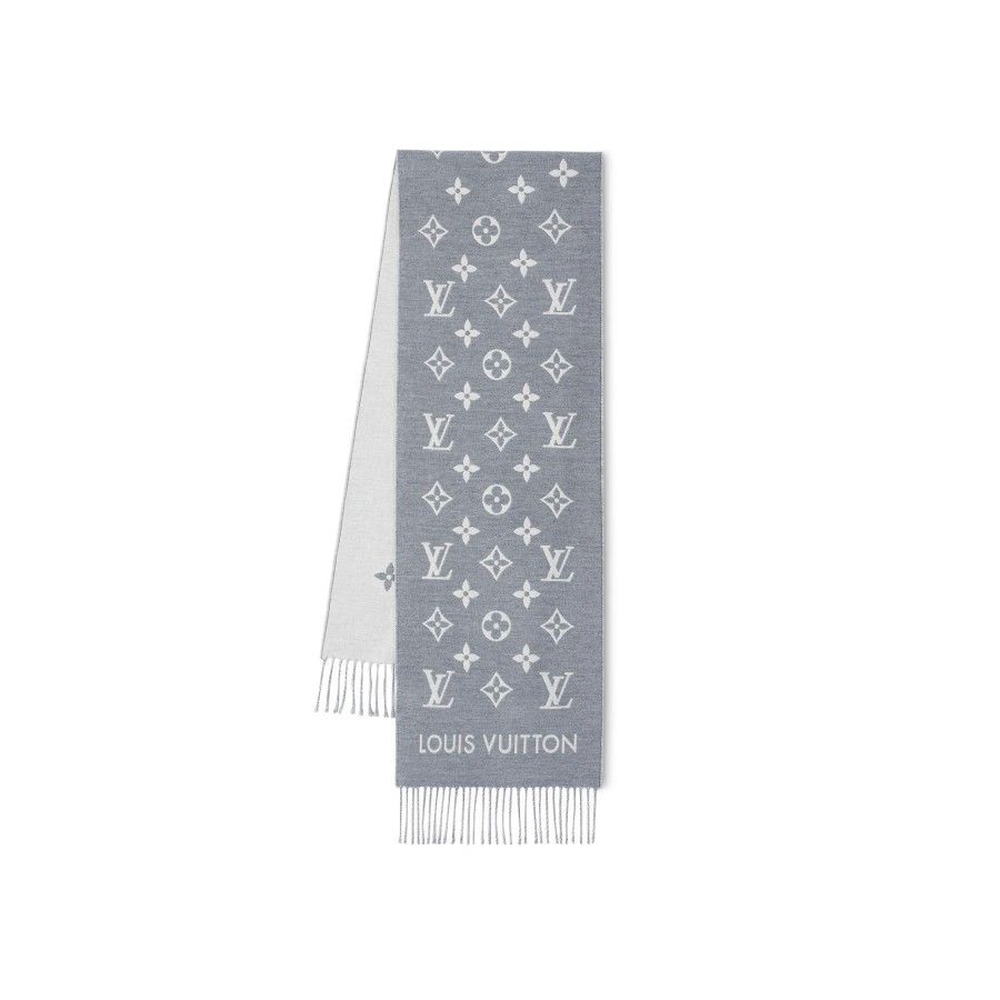 Men Louis Vuitton Scarves | All About Mng Scarf Light Grey