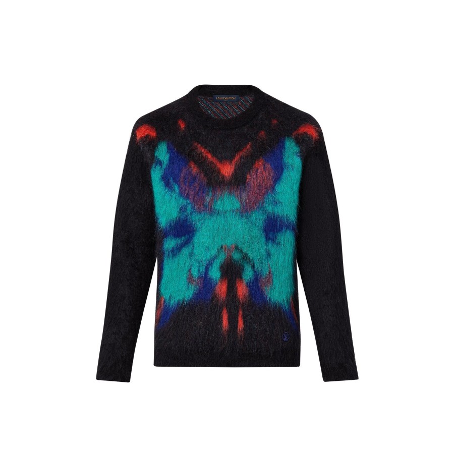 Men Louis Vuitton Knitwear And Sweatshirts | Lv Butterflies Crewneck