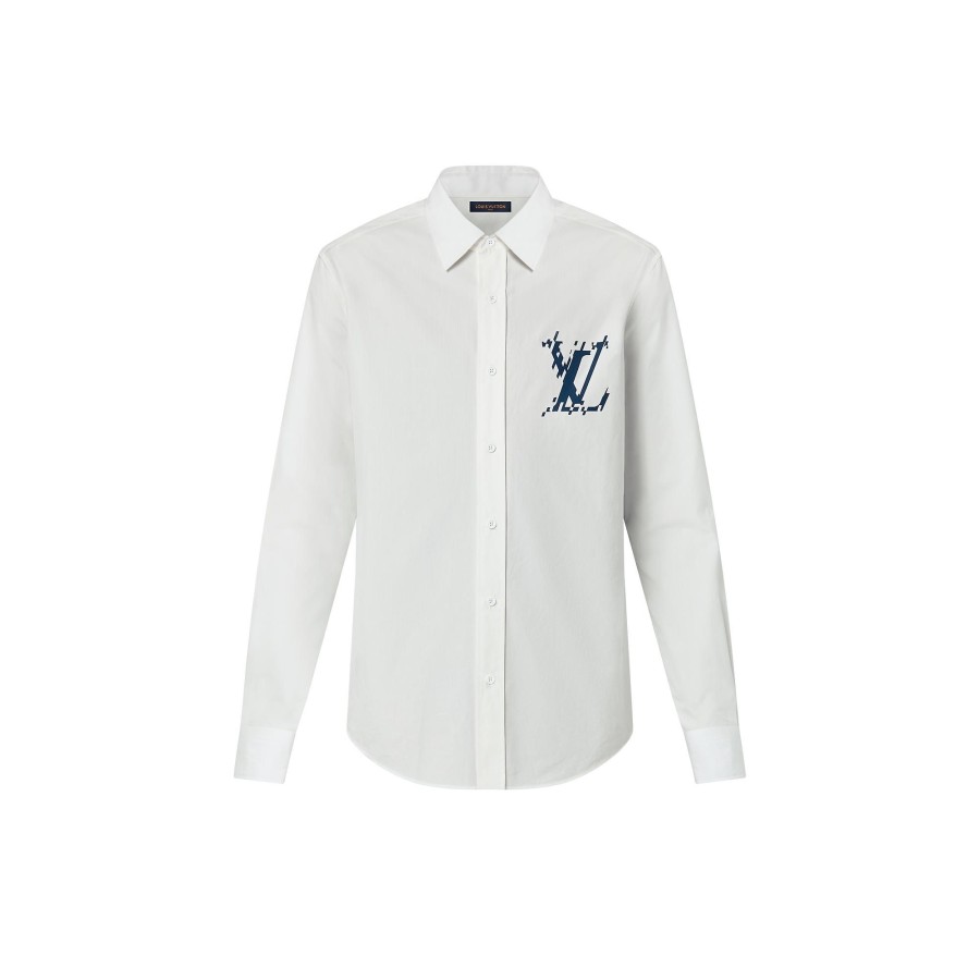 Men Louis Vuitton Shirts | Long-Sleeved Cotton Shirt